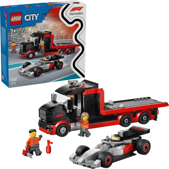 LEGO® City F1® Displaytruck met Audi F1® Racewagen – 60493