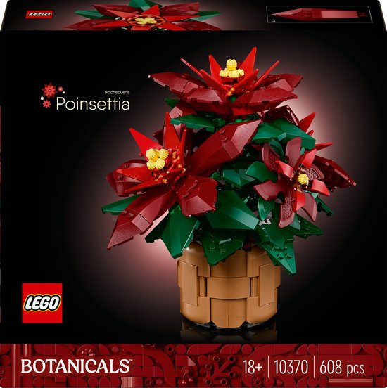 LEGO Icons Kerstster Poinsettia – 10370