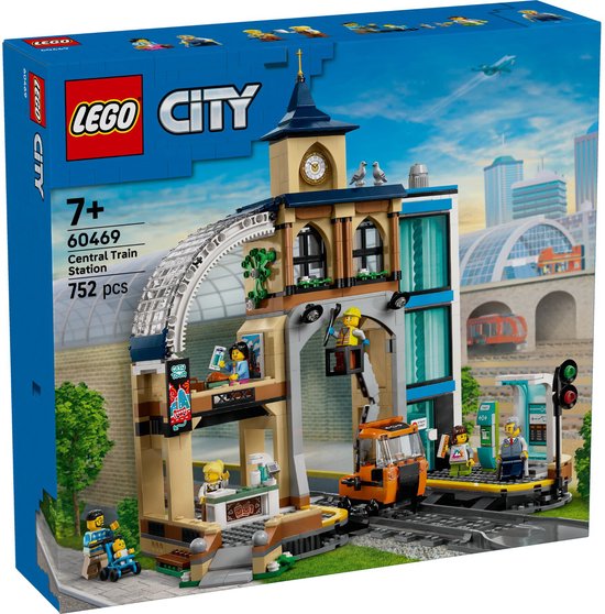 LEGO® City Centraal Station, Bouwspeelgoedset – 60469