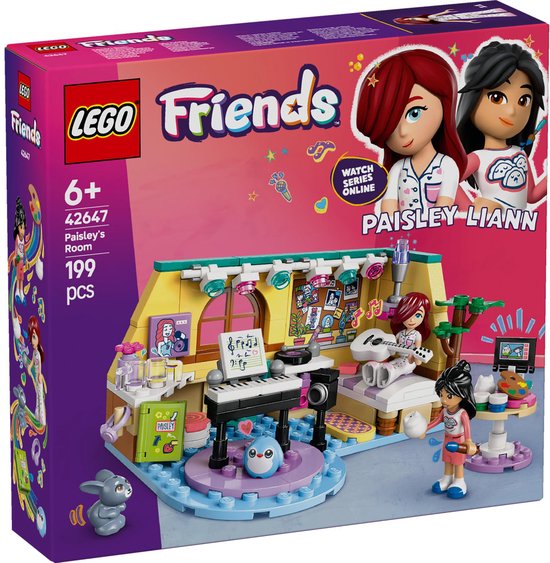 LEGO Friends Paisley’s kamer Bouwpakket voor Kinderen – 42647