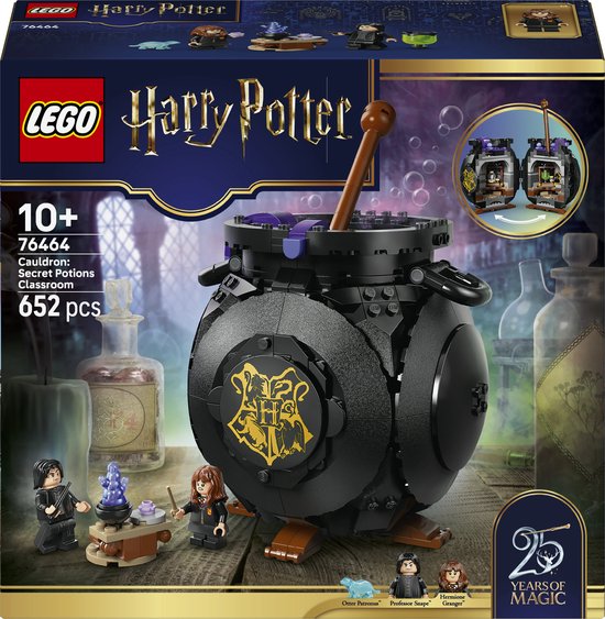 LEGO Harry Potter Ketel met Geheim Toverdrankenklaslokaal Bouwpakket voor Kinderen – 76464