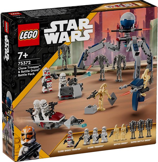 LEGO Star Wars Clone Trooper™ & Battle Droid™ Battle Pack – 75372