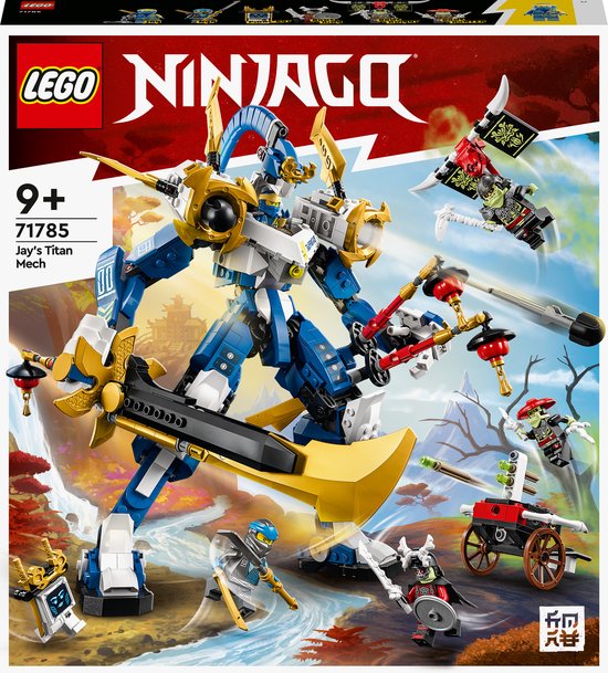 LEGO NINJAGO Jay’s Titan Mech Set met Actiefiguur – 71785