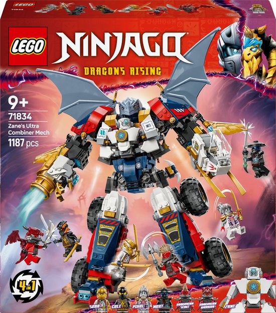 LEGO NINJAGO Zane’s ultra-combomecha 4-in-1 – 71834