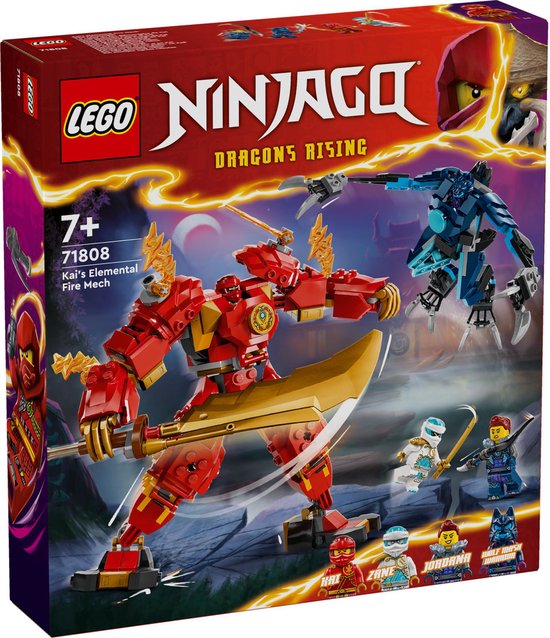 LEGO NINJAGO Kai’s elementaire vuurmecha – 71808