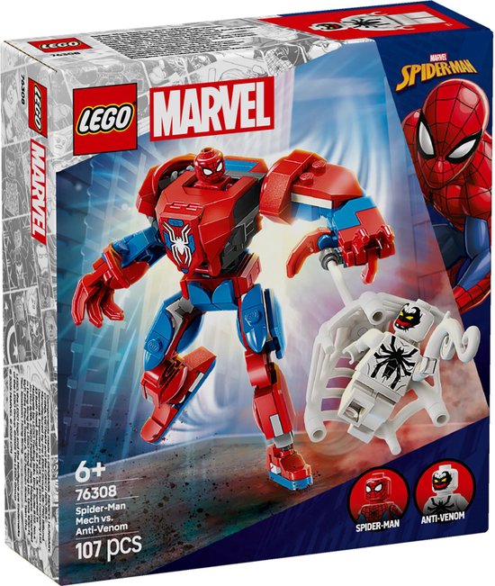 LEGO Marvel Spider-Man mecha vs. Anti-Venom – 76308