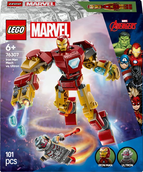 LEGO® Marvel Iron Man mecha vs. Ultron speelset – 76307