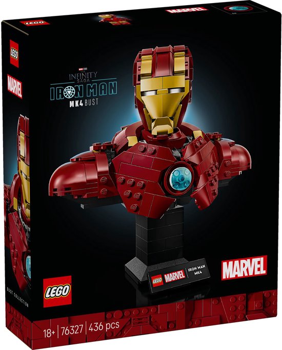 LEGO Marvel Iron Man MK4 buste – 76327