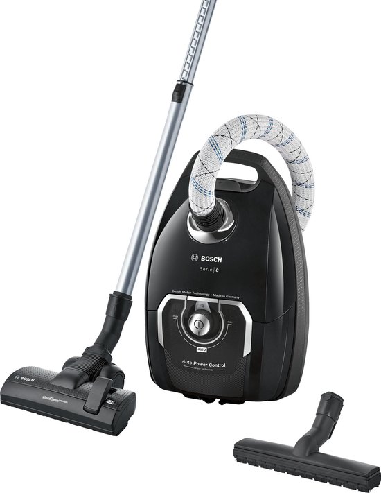 Bosch In’genius BGL8X329 Serie 8 – Stofzuiger met zak – 15 mtr bereik – Vacuum cleaner – HEPA13 – Zwart